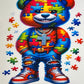 Autism Bear DTF Transfer