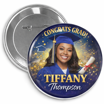 Custom Button  3 Inch (Memorial, Graduation, Birthday Etc.)  Minimum of 12